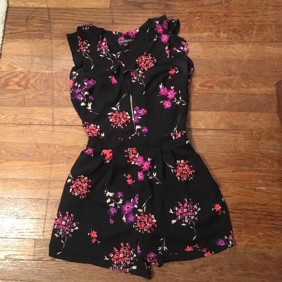 Express Other - Express Floral Romper